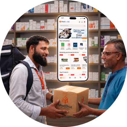 MedBox retailer app and delivery to a pharmacy